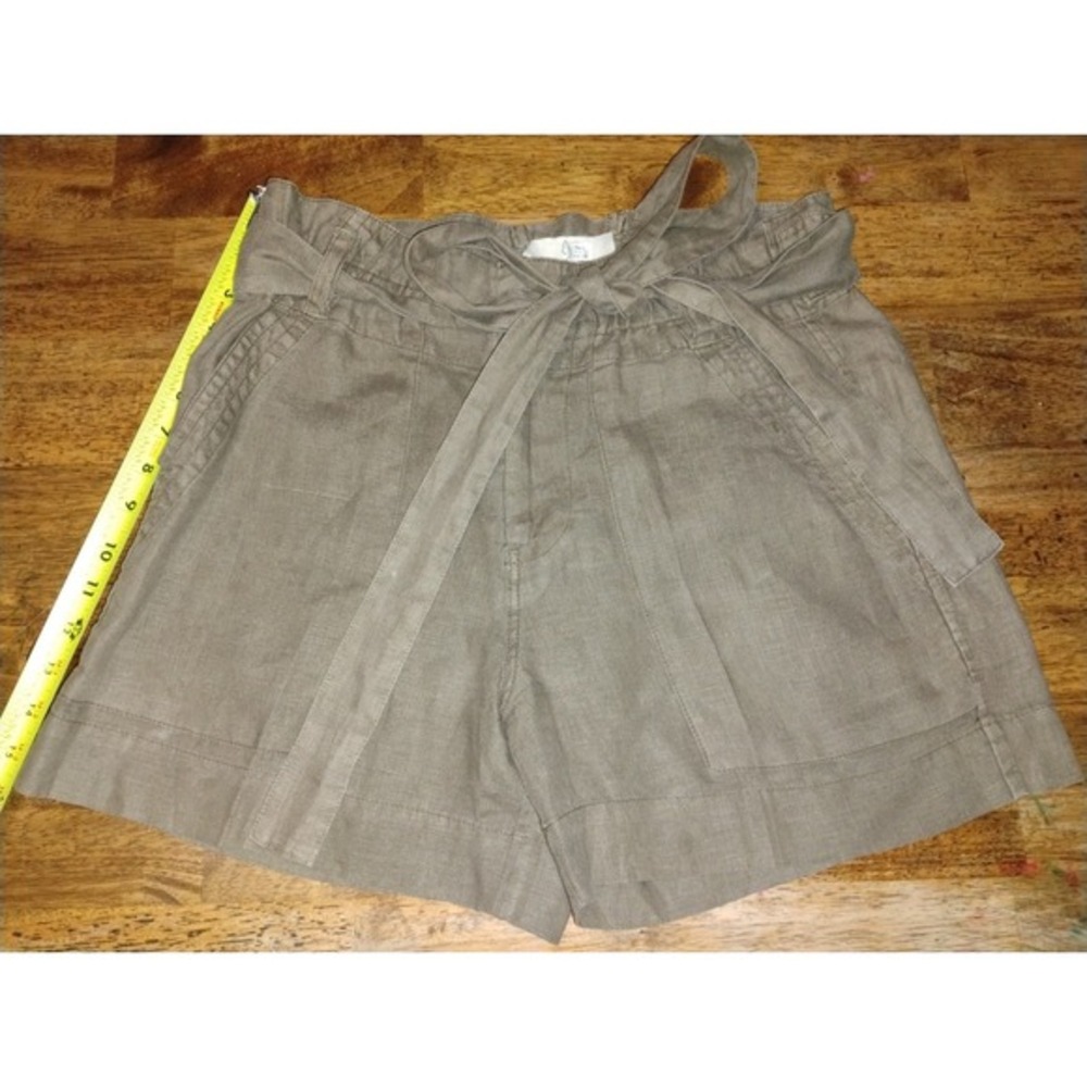 Joie Women's‎ Daynna Linen Shorts Jungle Green Color